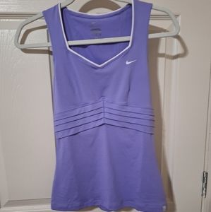 Nike dri-fit | low cut sleeveless top in lavender Women:S